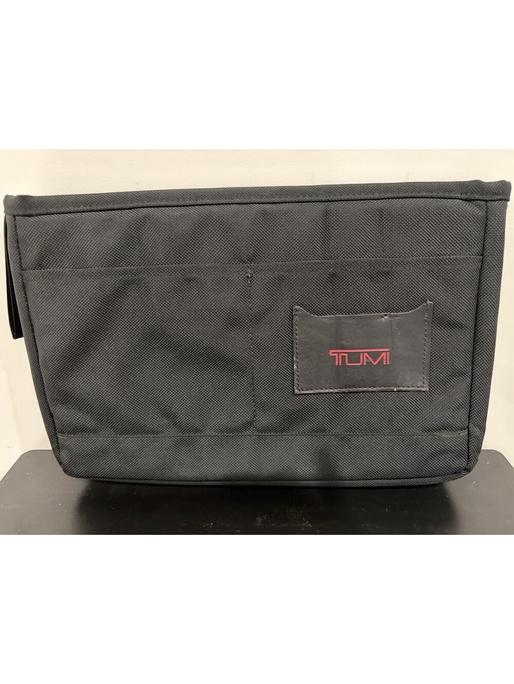 Vintage TUMI Made in USA Black Ballistic Nylon Portfolio Document Organizer